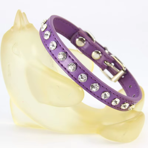 Retractable <strong>Dog</strong> Leash and Studded <strong>Collar</strong> Set Reflective <strong>Stitching</strong> for Safety One Button Lock Tangle Free - Product Image 5