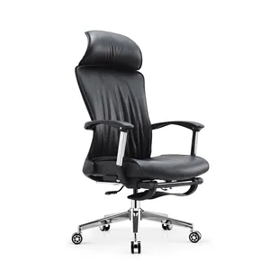 Computer Office Chair Engineering Office High-end High Back Swivel Chair CEO Leather Chair