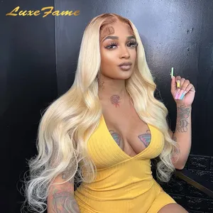 Raw Indian Temple Hair 613 Color Virgin Human Hair Wigs Peruvian 613 Bob Curly Machine Made Remy Human Hair Wig for Black Women