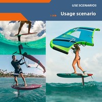 Aksesoris Papan Selancar Hydrofoil Serat Karbon, Propulsi Bawah Air, Papan Sayap Selancar Tanpa Tenaga untuk Balap, untuk Anak-anak dan Pemain Mahir