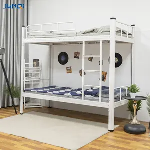 Muebles de acero para dormitorio, cama de alta calidad, resistente, para escuela, fabricante de China, venta al por mayor