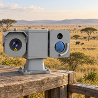 Caméra de surveillance thermique PTZ longue portée avec capteur CMOS pour la sécurité des zones protégées