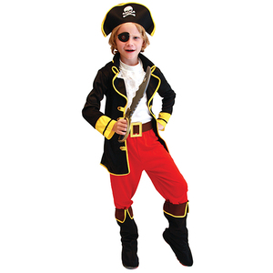 Costume de Samouraï Pirate des Caraïbes pour Enfant Garçon, Vêtements de Performance, Tenues de Cosplay pour <span class=keywords><strong>Carnaval</strong></span> et Fête d'Halloween - Product Image 1