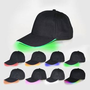 Casquette de baseball lumineuse personnalisée avec logo imprimé, cadeaux promotionnels originaux pour fêtes, casquette lumineuse à la mode, casquette LED qui brille dans le noir - Product Image 2