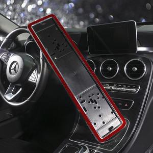 Bricolage Bling Cristal Strass Diamant Métal Acier Inoxydable Cadre Universel Européen De <span class=keywords><strong>Plaque</strong></span> <span class=keywords><strong>D</strong></span>'<span class=keywords><strong>immatriculation</strong></span> De Voiture PVC Personnalisé pour Auto Voiture - Product Image 1