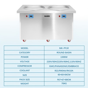 Nhà máy-trực tiếp 304 thép không gỉ di động <span class=keywords><strong>Ice</strong></span> <span class=keywords><strong>Cream</strong></span> giỏ hàng & chiên <span class=keywords><strong>Ice</strong></span> <span class=keywords><strong>Cream</strong></span> máy cuộn với trái cây và các loại hạt 110V/220V - Product Image 6
