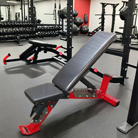 Banc de musculation réglable de style Rogue, robuste, pour usage commercial, inclinable, plat et déclinable, pour la maison et les clubs de fitness