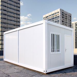 Modular sang trọng mở rộng thép <span class=keywords><strong>container</strong></span> nhà phẳng gói đúc sẵn cho tòa nhà văn phòng di chuyển có thể gập lại thiết kế hiện đại - Product Image 3