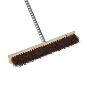 Brosse à plancher en fibres de palmier à long manche, brosse de nettoyage robuste pour entrepôt, garage et atelier - Product Image 4