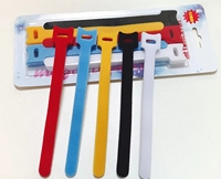Kit de gestion de câbles auto-adhésif en forme de T, 50 pièces, 12*150 mm, couleurs mélangées, qualité supérieure, écologique, 2025