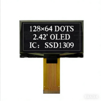 Module d'affichage OLED 2,42 pouces 128x64 SSD1309 SPI I2C Écran OLED graphique blanc bleu jaune pour équipement de contrôle industriel