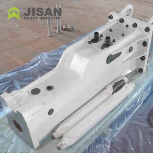 Martelo Hidráulico Montado em Escavadora de 20 Toneladas da Marca JISAN com Certificação CE, Sistema Hidráulico-Gás e Diâmetro de Cinzel de 140mm - Product Image 6