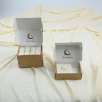 Boîte à bijoux de luxe avec tiroir coulissant, emballage pour bijoux, boîte cadeau en papier avec logo personnalisé POZI, design personnalisé