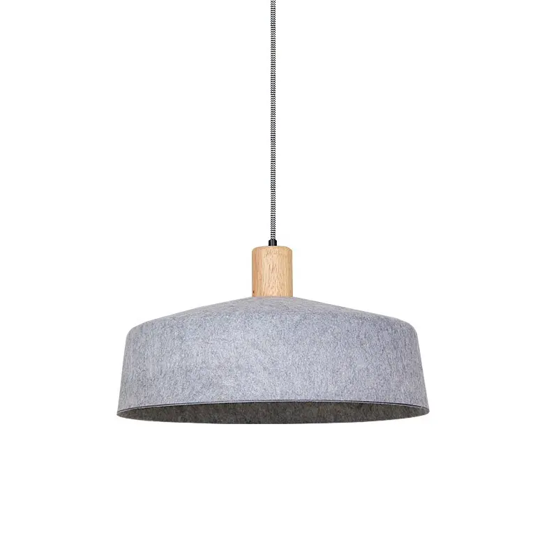 Nordic lampada moderna salotto PET feltro tessuto lampade e tonalità lampadari