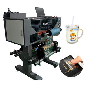 <span class=keywords><strong>Imprimante</strong></span> Dtf Uv à trois têtes A2 vernis Ab Film Logo tasse Wrap 42Cm <span class=keywords><strong>imprimante</strong></span> Dtf Uv Hoson Xp600 I1600U1 tête - Product Image 5