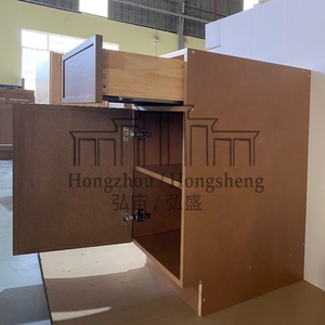 Gabinete de roble estilo Shaker delgado sin marco para cocina |   Gabinetes de Cocina para Apartamentos Nuevos |   Gabinetes Modernos Delgados Estilo Shaker al por Mayor - Product Image 5