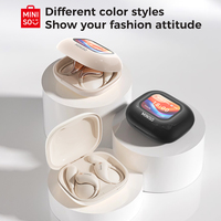 Écouteurs et Casques Sans Fil Miniso M95 TWS BT5.4, Affichage Tactile, Réduction de Bruit, Casque Sport