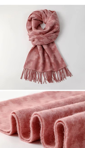 Premium Multi-Color Wool Blend Long Scarf Cozy Warm Neck <b>Wrap</b> Autumn Anti-Bacterial Durable for Daily & Casual Wear - Product Image 3