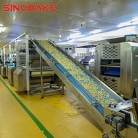 SINOBAKE Ligne de production de biscuits et de gâteaux Système d'alimentation en pâte avec convoyeur automatique
