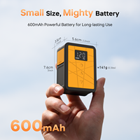 Pompe à air électrique portable pour mini-vélo avec manomètre 120 PSI, gonflage rapide, compatible avec les valves Presta et Schrader