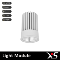 Module de projecteur LED COB moderne anti-éblouissement, encastré et orientable pour plafond, idéal pour les espaces commerciaux et les galeries