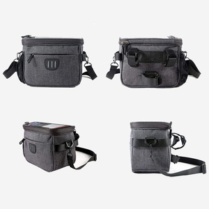 Fahrrad-Lenkertasche, große Fahrrad-Vorderradtasche, 6,5 Zoll transparente Tasche mit Schultergurt - Product Image 5