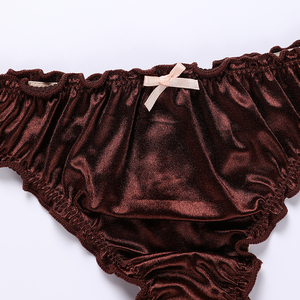 Slip sans couture pour <span class=keywords><strong>femme</strong></span> 7 couleurs, string string string string string sans couture avec nœud - Product Image 5