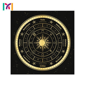 Tela de terciopelo negro <span class=keywords><strong>tarot</strong></span> psíquico adivinación <span class=keywords><strong>Tarot</strong></span> mantel oráculo tarjeta Pad <span class=keywords><strong>Tarot</strong></span> tarjeta Mat - Product Image 2