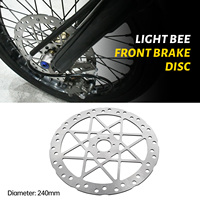Woodniu Racein pour Surron Light Bee X - Accessoires modifiés - Disque de frein avant 240 mm - Pièces de mise à niveau