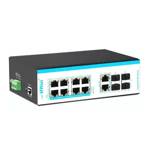 14 Cổng Gigabit PoE Mạng Chuyển Đổi 90W BT PoE + + Ethernet Kim Loại Quản Lý Mạng Chuyển Đổi Với 2.5G Gigabit SFP Cổng