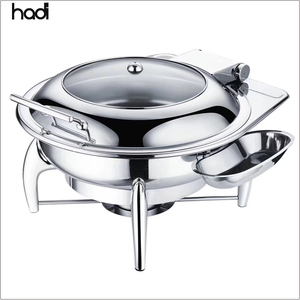 Fabbrica diretta in acciaio inox cibo Buffet calda con coperchio in vetro HD riscaldatore elettrico vari economico cucina capacità di utilizzo 9L - Product Image 5