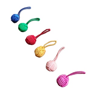 กระดุมปิดรูปกบแบบจีนทำด้วยมือมีห่วงยาว2ซม. สำหรับมัด - Product Image 1