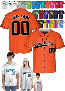 100% Polyester impression personnalisée jeunesse sublimé Baseball & Softball Jersey chemises uniformes multi-conception blanc vêtements de sport pour hommes - Product Image 2