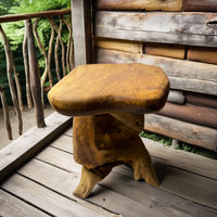 Bois Arbre Racine Sculpture Artisanat Salle À Manger En Plein Air Rustique Banc Tabouret Cèdre Racines Chaise pour La Décoration Intérieure et Le Jardin