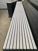 Panel de Techo de PVC para Uso en Interiores, Paneles de Techo Decorativos de Plástico Ignífugo, Panel de Pared para Hoteles, Hospitales, Centros Comerciales, Gimnasios, Rejilla de Techo