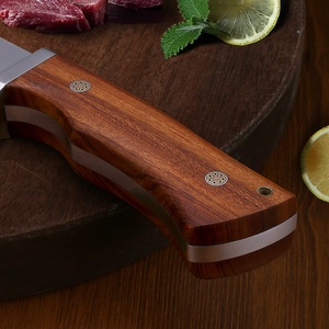 Navaja de Bolsillo Personalizable OEM de Acero Inoxidable D2, Hoja Recta Tipo Sheepsfoot, Mango de Madera, Táctica, Supervivencia, Caza, Bricolaje, Industrial - Product Image 3