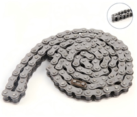 Cadena 420 de 100 Eslabones de 12.7mm, Repuesto para Cadenas de Transmisión Estándar GB para Motocicletas, Cuatrimotos y Go Karts