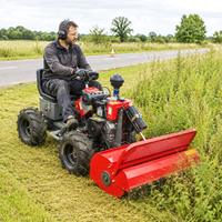 Tondeuse autoportée multifonction 4x4 diesel avec broyeur à fléaux, mini-tondeuse autoportée à bon prix