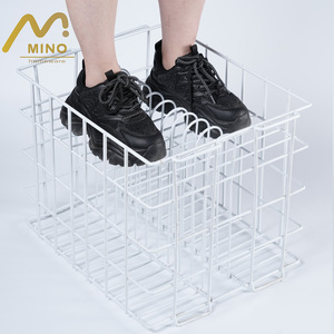 Promotion : Panier de <span class=keywords><strong>rangement</strong></span> en treillis métallique épaissi, égouttoir à vaisselle en métal, support de <span class=keywords><strong>rangement</strong></span> pour <span class=keywords><strong>assiettes</strong></span> de présentation - Product Image 5