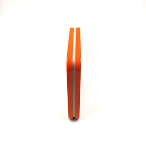 Boîte en fer blanc carrée personnalisée avec impression orange, avec couvercle, pour thé, en promotion en Chine - Product Image 2