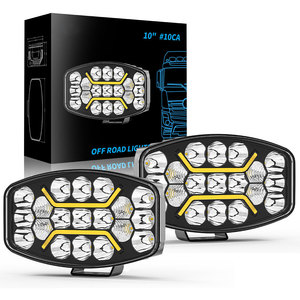 ไฟทำงาน LED รูปวงรี 10 นิ้ว 24V สำหรับรถบรรทุก รถตู้ และรถออฟโรด - Product Image 1