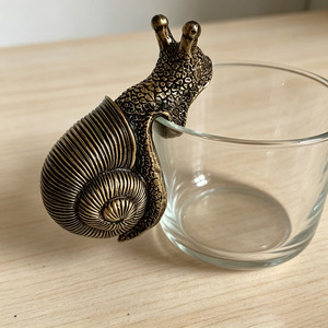 Resin Snail Decorative Ornament Bronze Color For Flower Pot Home Garden Artistic Craft Decoration - Product Image 2