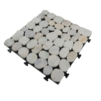 Plusieurs types de carreaux de bricolage en pierre, carreaux de bricolage en herbe, carreaux de bricolage en WPC