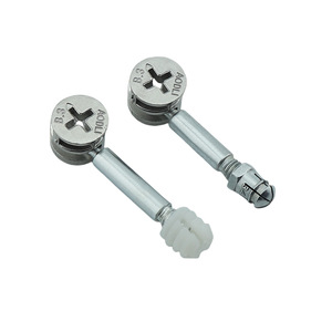Accessoires et quincaillerie pour meubles M6*35mm 3 en 1 Quincaillerie pour meubles Vis <span class=keywords><strong>de</strong></span> verrouillage à came Connecteurs <span class=keywords><strong>de</strong></span> meubles Boulons - Product Image 5