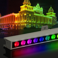 Profesional al aire libre Ip66 impermeable tubo de píxeles tira de luz iluminación de escenario 12W Rgb Led Luz de fachada