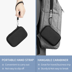 Étui de transport YINKE pour <span class=keywords><strong>Samsung</strong></span> <span class=keywords><strong>T7</strong></span>/<span class=keywords><strong>T7</strong></span> Shield/<span class=keywords><strong>Touch</strong></span> SSD portable 1 To 2 To 500 Go, coque de protection portable en EVA pour le transport et le stockage - Product Image 3