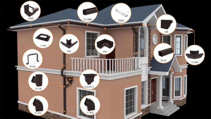 Última llegada Downspout y máquina formadora de rollos de canalón portátil para drenaje de techo - Product Image 2