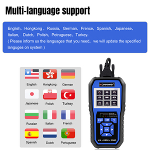 Outil de diagnostic automobile tout système Konnwei KW450, réinitialisation ABS SRS, huile et correspondance de batterie, scanner OBD2 pour outil de véhicule - Product Image 5