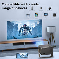 Vente en gros d'usine Mini projecteur portable 4K Smart Tv Home cinéma Full Hd Projecteurs de téléphone portable Jeu vidéo Projecteur d'extérieur