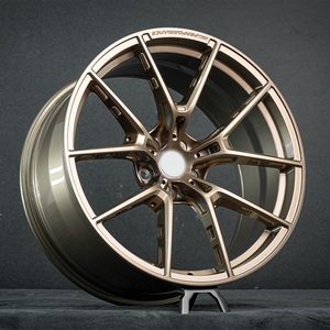 โครงสร้างล้อฟอร์จอะลูมิเนียมน้ำหนักเบาสำหรับขายส่ง แบบ Y-Spokes ขนาด 17 นิ้ว 18 นิ้ว 19 นิ้ว 20 นิ้ว 21 นิ้ว - Product Image 1